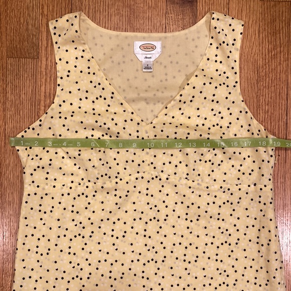 Talbots Pale Yellow Stretch Cotton Top Size Small - Picture 11 of 12